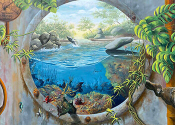 Fresque du Comptoir des peintures 2024
