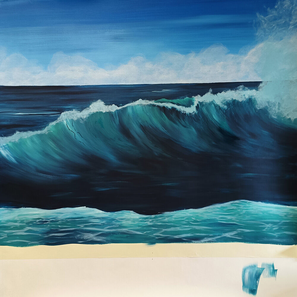 Dessin de la vague