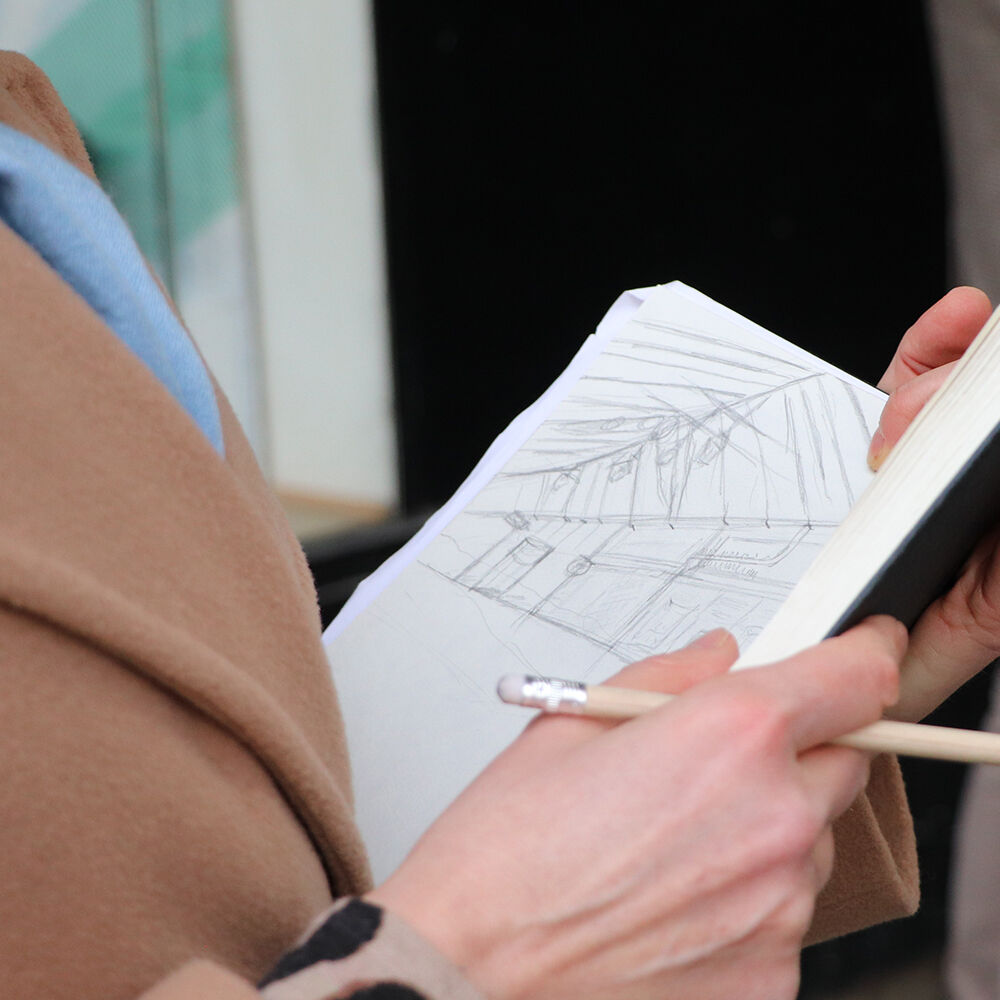 Croquis dans les rues de Reims