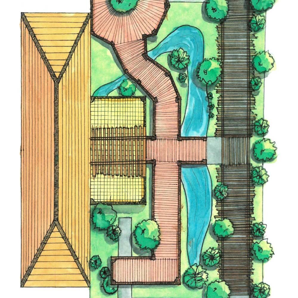 Vue de dessus de la micro-architecture