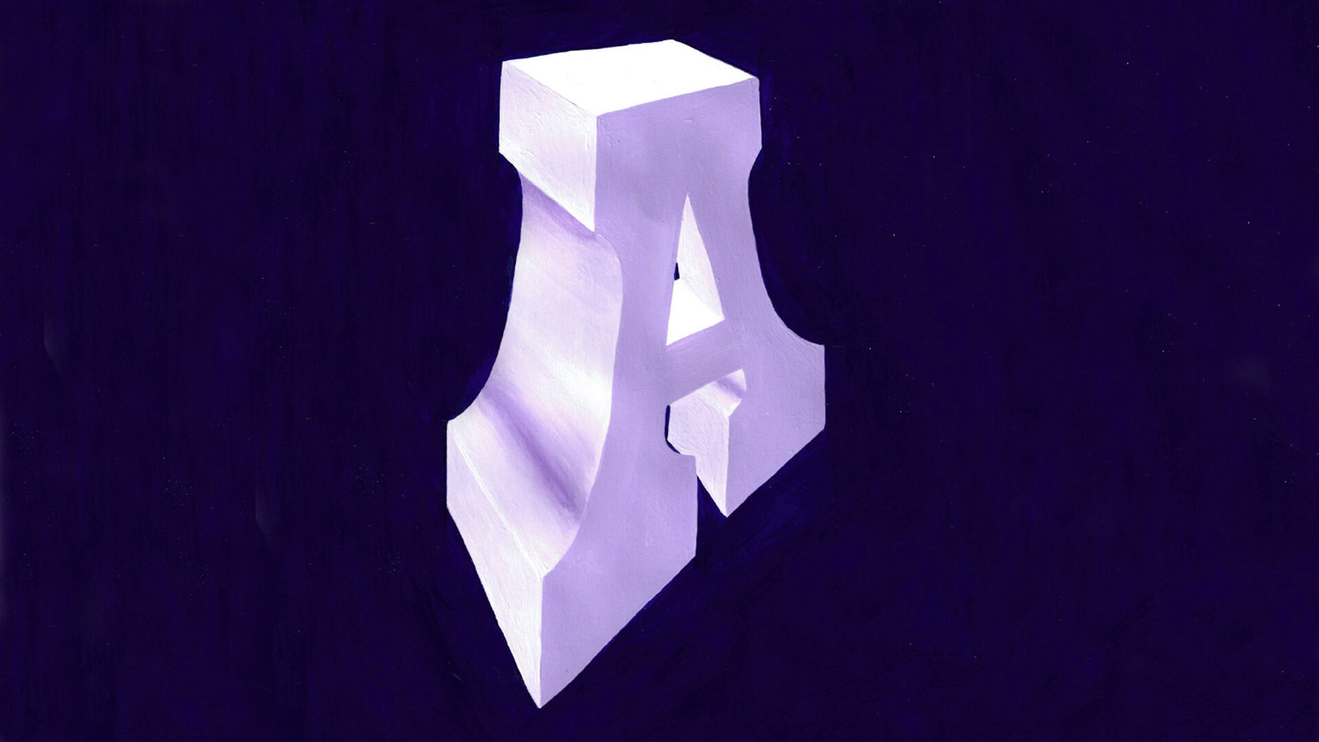Lettres peintes
