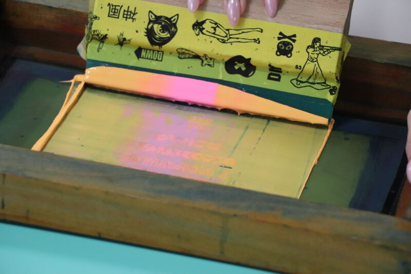 D�grad� s�rigraphie Ecole Blot