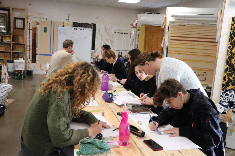 Cours de dessin classe Peintres