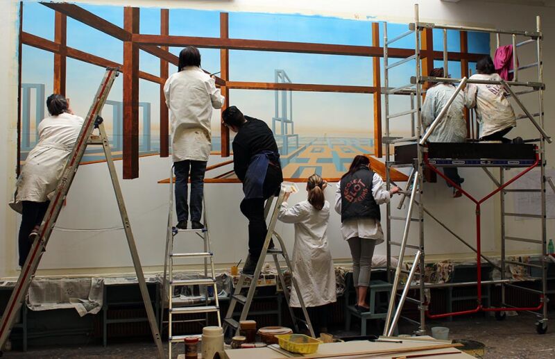 apprendre le métier peintre en décor avec Blot